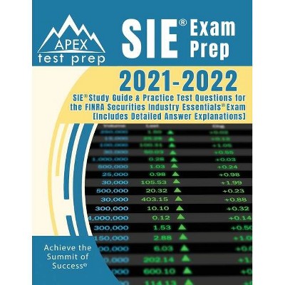 SIE Exam Prep 2021-2022 - by  Apex Test Prep (Paperback)