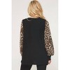 Women's Leopard Sleeve Tunic - PROMESA - 3 of 3