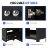 TIRAMISUBEST 36" Bathroom Vanity with Ceramic Sink Top, Freestanding Bathroom Vanity Cabinet with 2 Doors, 2 Drawers and Open shelf - 4 of 4