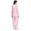 Casual Nights Women's Long Sleeve Floral Button Down Pajama Set - 3 of 4