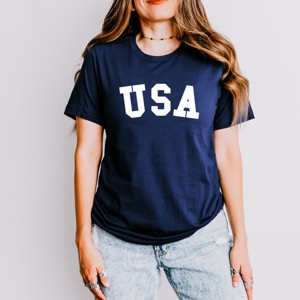 Simply Sage Market USA Bold Short Sleeve Tee - 1 of 4
