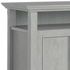 54" Wood TV Media Stand with Two Side Doors, Adjustable Shelves and Cord Management for Living Room and Bedroom - 2 of 4