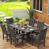 WestinTrends 7 Piece Outdoor Patio Dining Set Outdoor Table and Armchair Set - 2 of 2