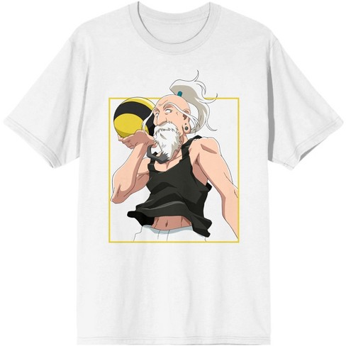 Hunter X Hunter Isaac Netero Men s White T Shirt 3XL