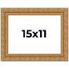 PosterPalooza | Contemporary Gold Picture Frame - UV Acrylic, Backing Board, Hanging Hardware Included - 2 of 4