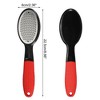 Unique Bargains ABS Stainless Steel 304 Removes Dead Skin Foot File Red Black 1 Set - 4 of 4