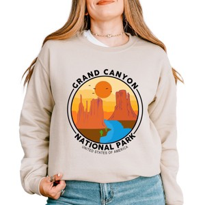Simply Sage Market Grand Canyon National Park Badge Sweatshirt - 1 of 4