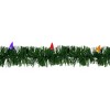 Northlight 18' x 3" Pre-Lit Pine Artificial Christmas Garland, Multicolor LED Faceted Lights - 4 of 4