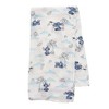 Lambs & Ivy Disney Stitch Luxury Muslin Swaddle Blanket & Plush Toy Gift Set - 2 of 4