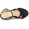 Allegra K Women's Platform Espadrille Wedge Heel Sandals - 4 of 4