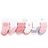 Hudson Baby Infant Girl Cotton Rich Newborn and Terry Socks, Girl Safari, 0-3 Months - 2 of 4