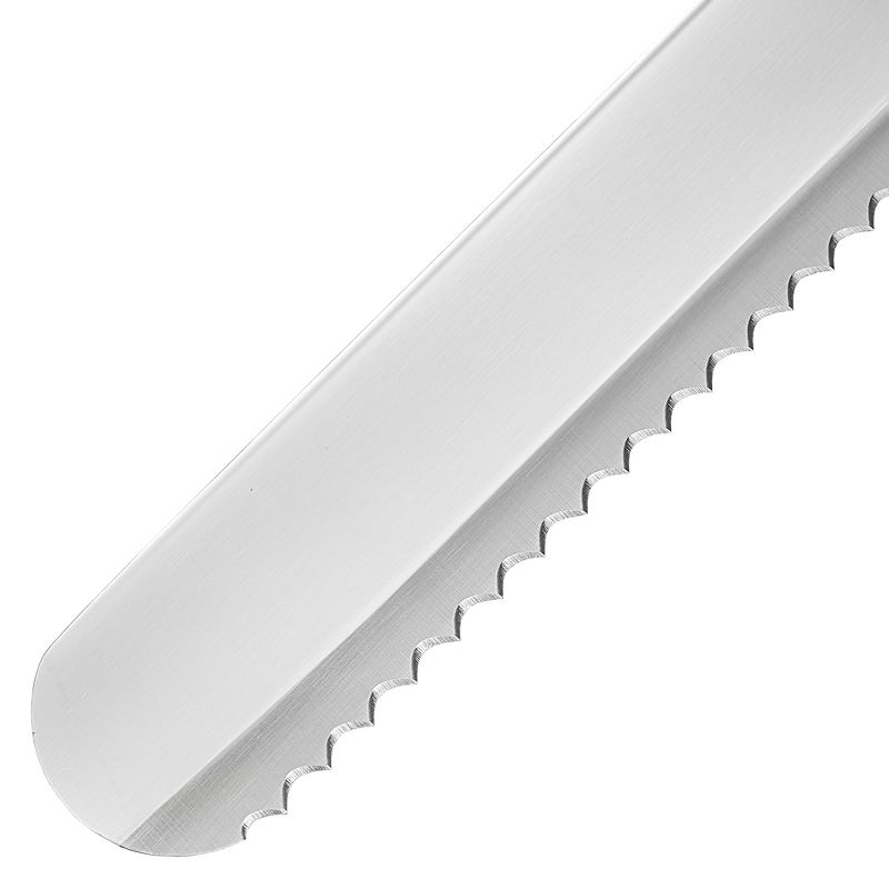 KUTLER Professional Stainless Steel Bread Knife and Cake Slicer with Ultra-Sharp Serrated Blade, 4 of 8