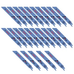 Bosch 25 Pack 12 Inch 18 TPI Metal Reciprocating Saw Blades - RM614-25PK - 1 of 2