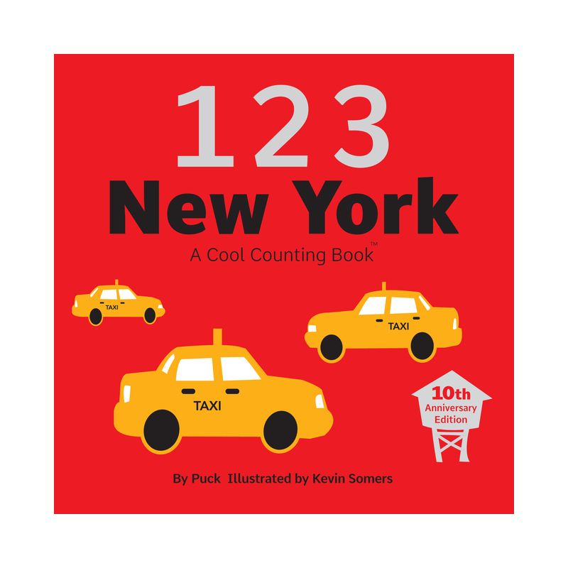 123 New York - (Cool Counting Books) by  Puck (Board Book), 1 of 2