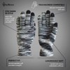 TrailHeads Women's Space Dye Touch Screen Knit Gloves - Black and White - 2 of 4