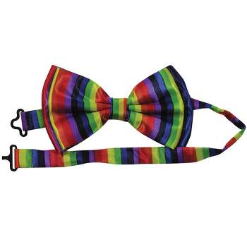 Forum Novelties Rainbow Bow Tie Adult Accessory