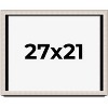 PosterPalooza | Minimalist Shadow Box Silver Picture Frame - UV Acrylic, Backing Board, Hanging Hardware - 2 of 4
