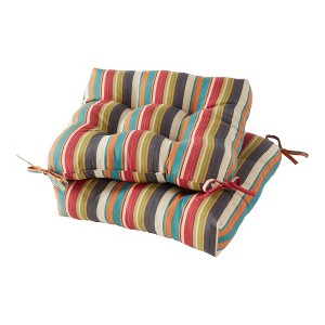 Kensington Garden 2pc 20"x20" Outdoor Chair Cushions - 1 of 4