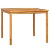 vidaXL Patio Dining Table 35.4 in.x35.4 in.x29.1 in. Solid Wood Acacia - 2 of 4