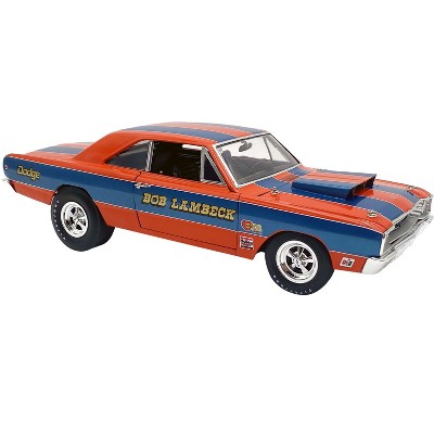 1968 Dodge Dart Super Stock "Bob Lambeck" Blue and Orange Limited Edition to 400 pieces Worldwide 1/18 Diecast Model car by ACME