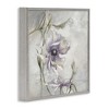 Stupell Industries Grey & Purple Flower, 24" x 24" - 3 of 4