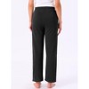 INSPIRE CHIC Cotton Modern Soft Comfy Pajama Bottoms Loungewear Pants with Drawstring - 4 of 4