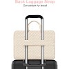 Laptop Sleeve 13 - 13.3 Inch 360 Protective ,Quilted Bag with 2 Pockets,Handle & Belt for MacBook Air/Pro 13/Pro 14,HP,Dell,ASUS,Lenovo - 4 of 4