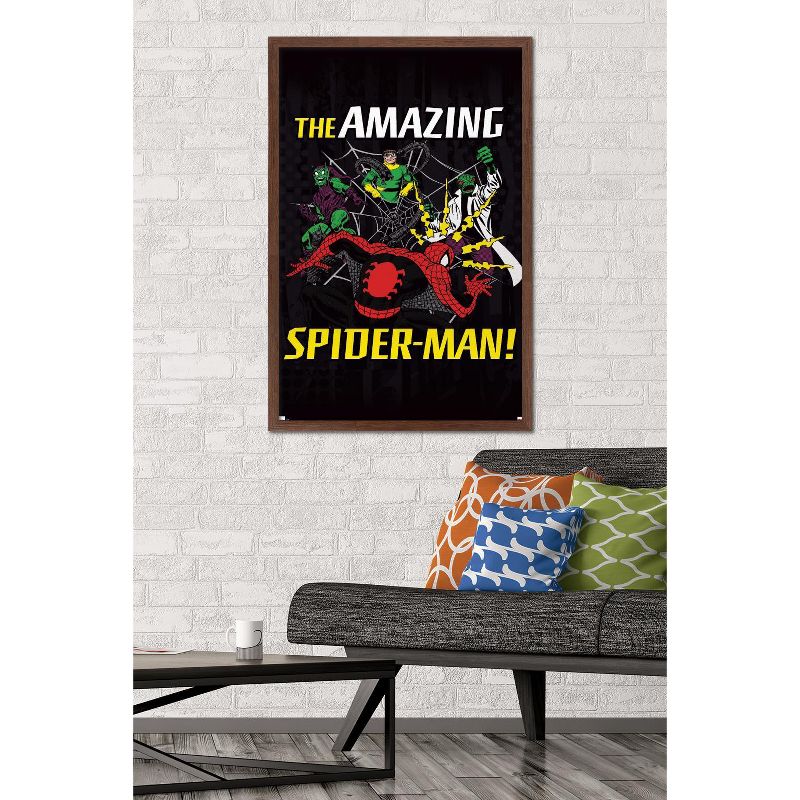 Trends International Marvel Comics Spider-Man - Villains Web Framed Wall Poster Prints, 2 of 7