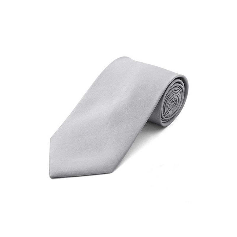 Men's Classic Solid Color Wedding Neck Tie, 1 of 5