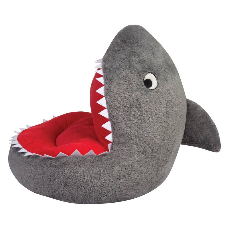 Shark Plush Character Kids&#39; Chair - Trend Lab, 1 of 6