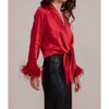 Women's Shiloh Feather Top - LUCY PARIS - 3 of 4