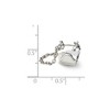 Black Bow Jewelry Sterling Silver Shoulder Bag Bead Charm - 2 of 3