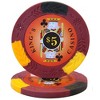Slickblue 14-Gram Poker Chips 25-Pack, King's Casino Design, Four-Tone Color, Floral Edge Mold, $0.25-$10K - 3 of 3
