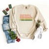 Simply Sage Market Women's Graphic Sweatshirt Retro Merry Stripes - 2 of 2