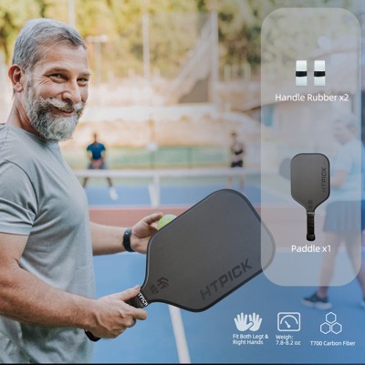 Aukfa Carbon Fiber Pickleball Paddle – Cold Pressed, 16mm Polypropylene Core, Fabric Surface, Elongated Shape