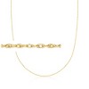 Ross-Simons 12mm Cultured Pearl and 16mm Onyx Pendant Necklace in 14kt Yellow Gold - 4 of 4
