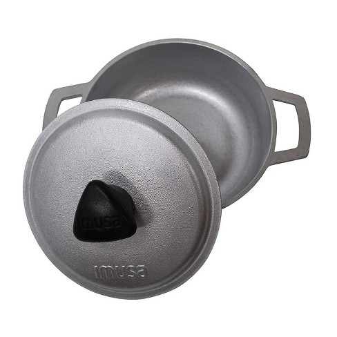 Imusa 8 qt Aluminum Stock Pot with Glass Lid & Bakelite Handles