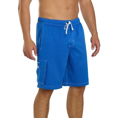 Мужские брюки Sporti Sporti Men's Hybrid Cargo Swim Trunk Black Large — фото 7