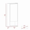 SEVOBAL Bathroom Storage Cabinets Space-Saving Medicine Cabinet with Mirror, 5-Tier Storage Organizer for Bathroom Essentials, Black, 39.8"*20.9"*5.1" - 3 of 4