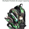 HTUTWOO Primary Middle School Book Bags For Teens Kindergarten,  Waterproof Lightweight Durable,17 Inch Water Resistant Travel Back to School Backpack - 4 of 4
