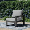 WestinTrends Montara Outdoor Patio HDPE Right Arm Facing Sectional Corner Chair with Patio Cushions - 2 of 4