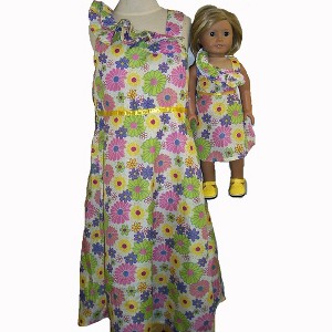 Size 7 This Matching Girl And Doll Dress Rocks, Look And See - 1 of 3