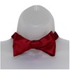 Men's Solid Color 2.75" x 4.75"  Adjustable 16" - 22" Self-Tie Bow Tie for Tuxedo & Wedding - 2 of 3