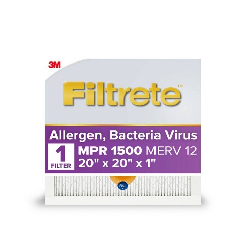 Filtrete Smart Air Filter Allergen Bacteria and Virus 1500 MPR - image 1 of 4