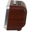 Jensen JCR-232 Clock Radio, Brown. - 4 of 4