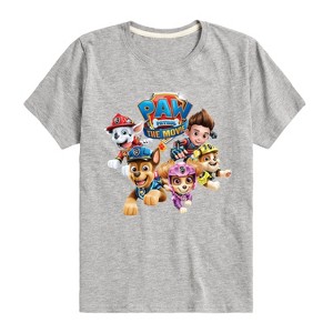 Boys' - Paw Patrol - Paw Patrol Movie Short Sleeve Graphic T-Shirt - 1 of 4