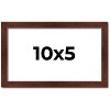 PosterPalooza | Panoramic Classic Modern Brown Frame - UV Acrylic, Foam Board Backing, Hanging Hardware - 2 of 4