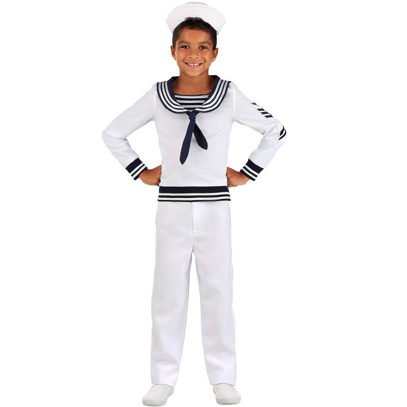 HalloweenCostumes.com Deckhand Sailor Costume for Boys, 1 of 4