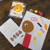 4E's Novelty 12 Pack Thanksgiving Crafts for Kids - Foam Turkey Art & Craft Kits, Fridge Magnets for Toddlers 3-8, Magnetic Turkey Fall DIY Projects - 2 of 4