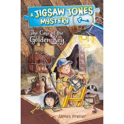 Jigsaw Jones: The Case of the Golden Key - (Jigsaw Jones Mysteries) by  James Preller (Paperback)